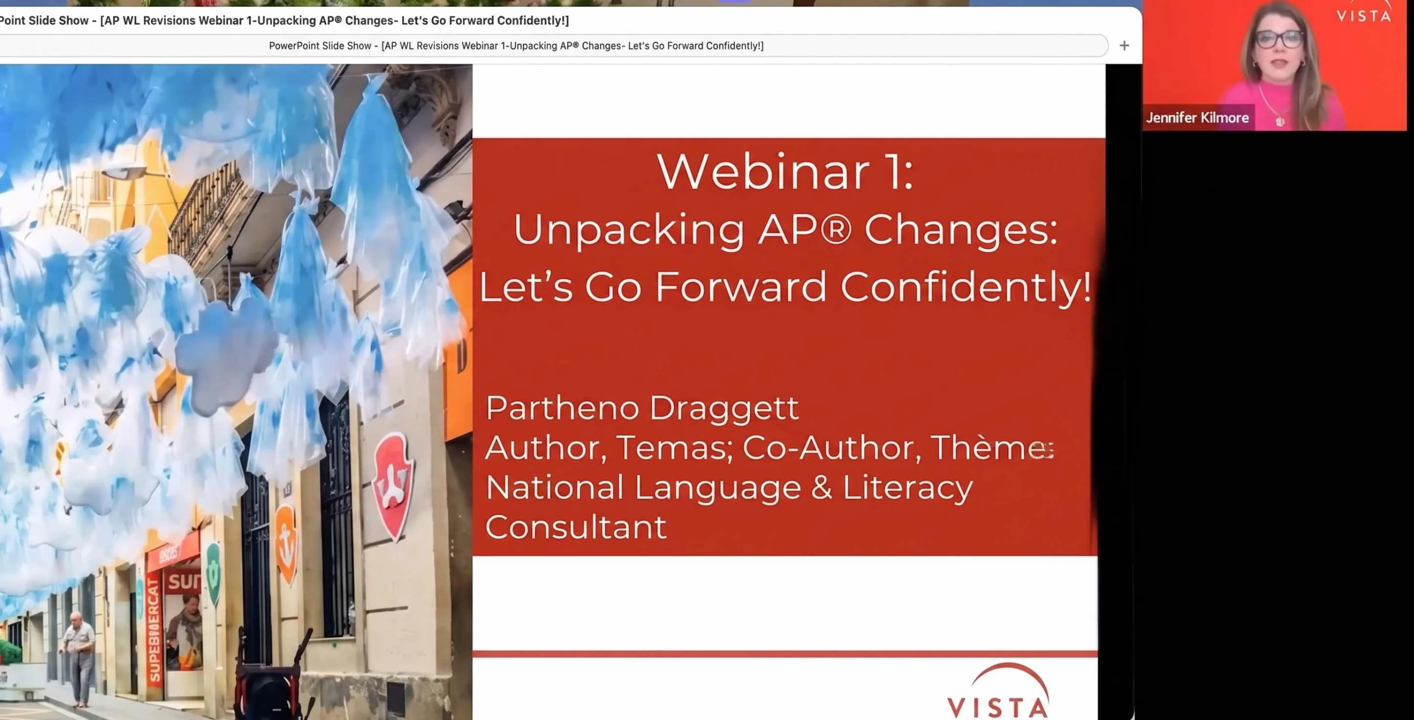 Expert educator presenting AP course and exam updates